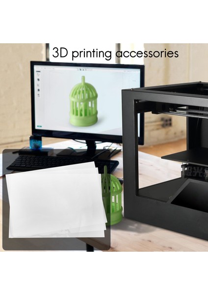 3 Adet 140X200MM Sla / Fotonik Reçine Dlp 3D Yazıcı Için LCD Fep Film Kalınlığı 0.15-0.2mm(Yurt Dışından)