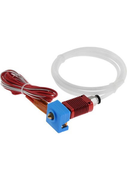 Mk8 Hotend CR10 CR10S Alüminyum Isıtma Bloğu 0.4mm Nozullu Montajlı Ekstruder (12V 40W)