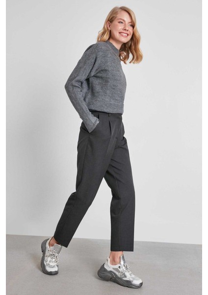 Yüksek Bel Kumaş Pantolon modelleri