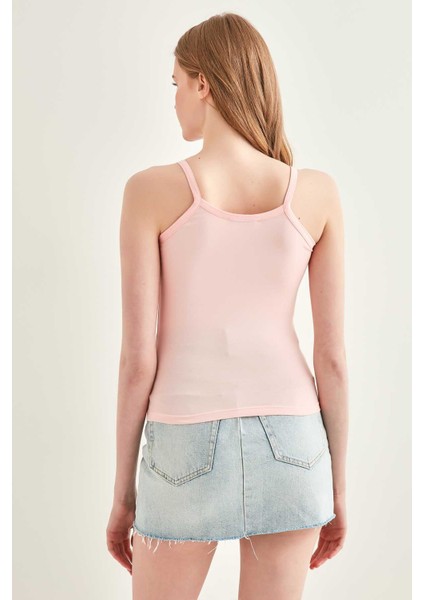 Yaka Çıtçıt Detaylı Askılı Bluz modelleri