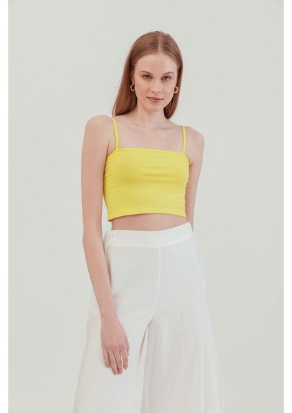 Askılı Crop Pamuk Atlet modelleri