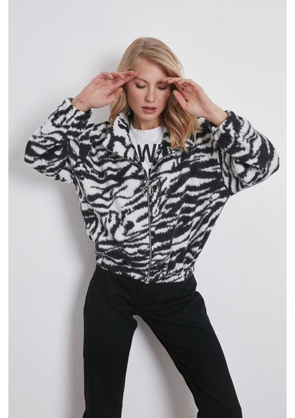 Zebra Desenli Polar Sweat