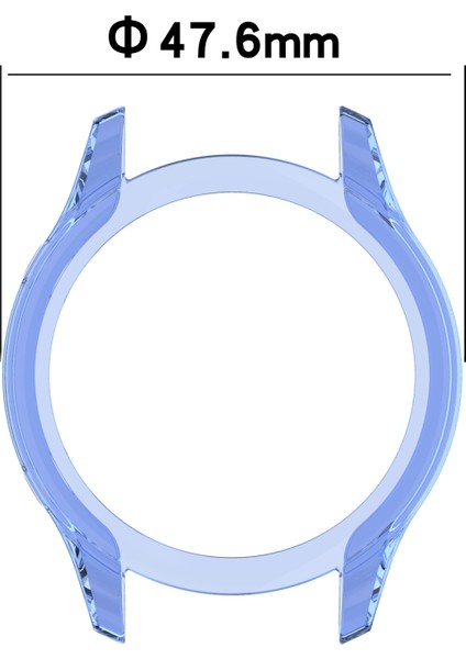 Puluz Xiaomi Izle Renkli Spor Yarım Kapsama Tpu Kılıf Için Şeffaf Mavi modelleri