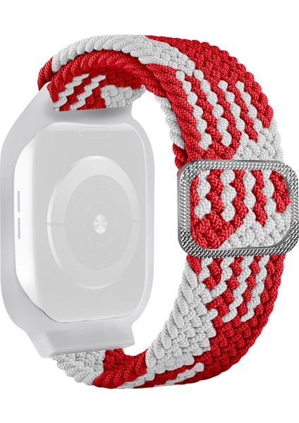 Puluz Apple Watch Uyumlu 6 & Se & 5 & 4 40Mm / 3 & 2 & 1 38Mm Için Kayış Kırmızı Ve Beyaz