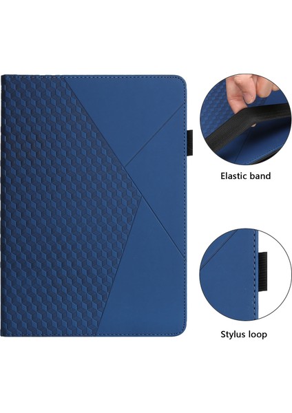 Puluz Amazon Kindle Fire Hd 10 2021 Için Eşkenar Dörtgen Kılıf - Mavi (Yurt Dışından) fiyatları