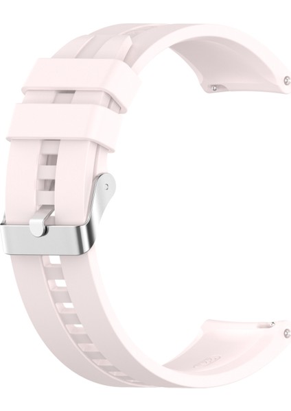 Puluz Huawei Izle Gt 3 46Mm / Gt Runner Için Silikon Kordonlu Saat Bataklık Pembesi