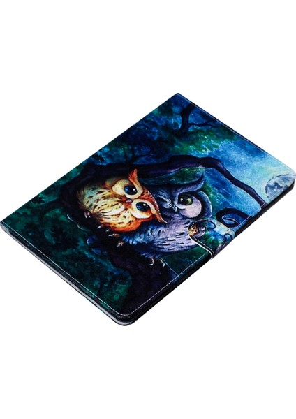 Puluz Amazon Kindle Fire Hd 8 2015 Için Deri Kılıf - Mavi (Yurt Dışından)