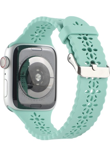 Puluz Apple Watch Uyumlu 7 Için Silikon Kayış Oymak 45Mm / 6&Se&5&4 44Mm / 3&2&1 42Mm Zümrüt fiyatları