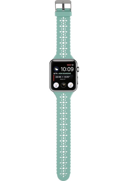 Puluz Apple Watch Uyumlu 7 Için Silikon Kayış Oymak 45Mm / 6&Se&5&4 44Mm / 3&2&1 42Mm Zümrüt fırsatları