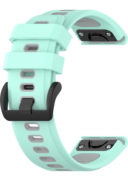 Puluz Garmin Fenix 6X Kayış Turkuaz Gri Için (Yurt Dışından)