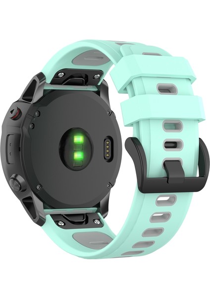 Puluz Garmin Fenix 6X Kayış Turkuaz Gri Için (Yurt Dışından) fiyatları