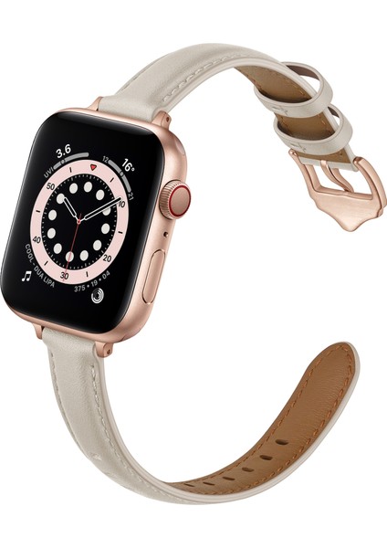 Puluz Kayış Apple Watch Uyumlu Series 7 45Mm / 6 & Se & 5 & 4 44Mm / 3 & 2 & 1 42Mm Kremsi Beyaz(Yurt Dışından) fiyatları