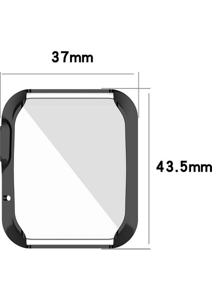 Puluz Xiaomi Mi Izle Lite / Redmi Izle Tpu Kaplama Kapağı Için Siyah fiyatları