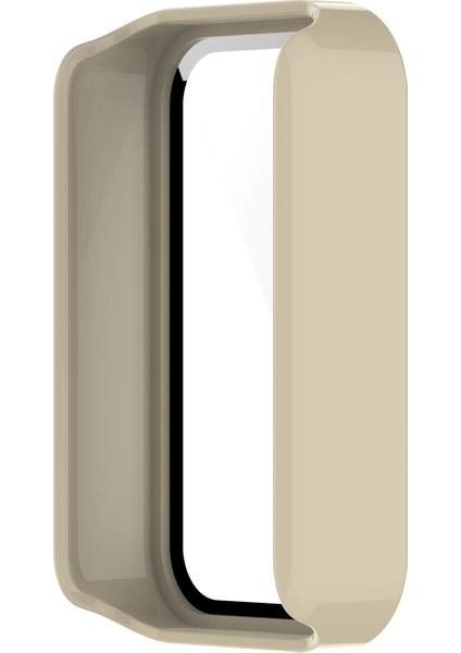 Puluz Xiaomi Redmi Akıllı Bant Pro Için Akıllı Bilezik Entegre Kılıf Bej modelleri