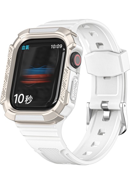 Puluz Apple Watch Uyumlu Series 7 45Mm / 6&Se&5&4 44Mm Için Kordonlu Saat Beyaz + Yıldız Çerçeve(Yurt Dışından) fiyatları