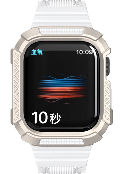 Puluz Apple Watch Uyumlu Series 7 45Mm / 6&Se&5&4 44Mm Için Kordonlu Saat Beyaz + Yıldız Çerçeve(Yurt Dışından) modelleri