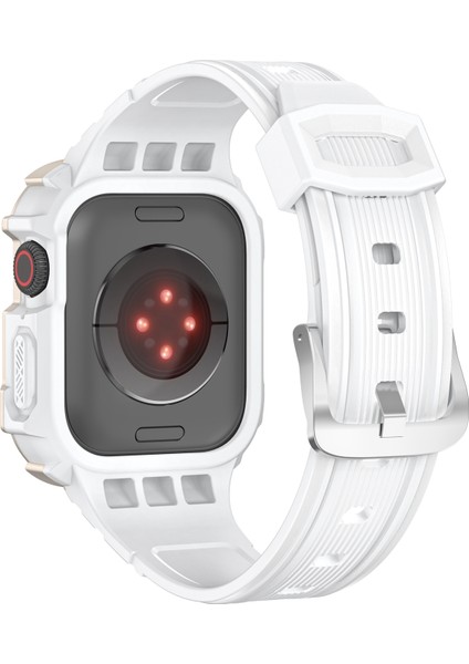 Puluz Apple Watch Uyumlu Series 7 45Mm / 6&Se&5&4 44Mm Için Kordonlu Saat Beyaz + Yıldız Çerçeve(Yurt Dışından) fırsatları