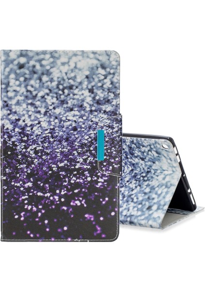 Puluz Amazon Kindle Fire Hd10 Deri Kılıf - Gradyan Siyah Kum (Yurt Dışından)
