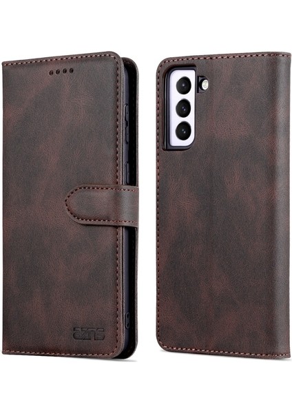Samsung Galaxy S22 Için Pu Deri Kapak + Tpu Telefon Kılıfı (Yurt Dışından)