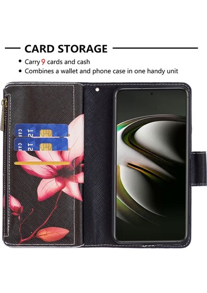 BF03 Samsung Galaxy S22 Için Desen Baskı Fermuarlı Deri Telefon Kılıfı (Yurt Dışından) modelleri