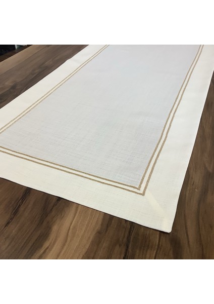 Oya Home Gold Çift Piko Dikişli Ranır -45*150 cm