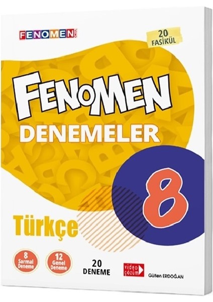 Fenomen 8. Sınıf LGS Türkçe 20 Fasikül Deneme