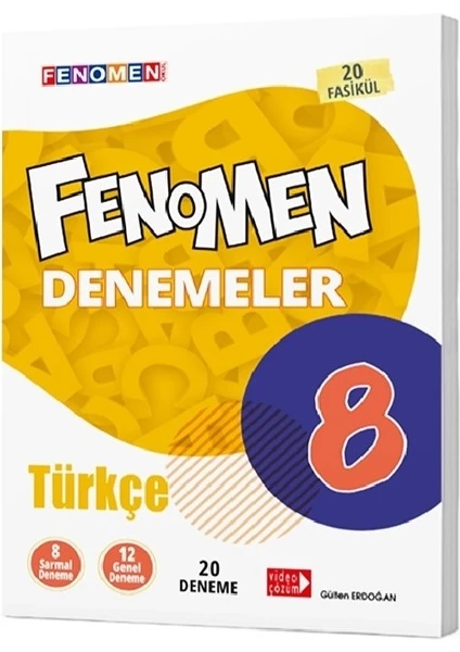 Fenomen Yayıncılık Fenomen 8. Sınıf LGS Türkçe 20 Fasikül Deneme