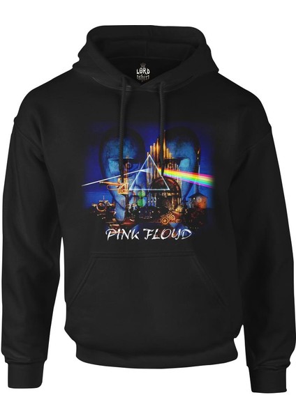 Pink Floyd - Above The Light Siyah Erkek Fermuarsız Kapşonlu
