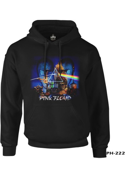 Pink Floyd - Above The Light Siyah Erkek Fermuarsız Kapşonlu