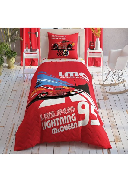 Lisanslı Dört Mevsim Set Tek Kişilik Disney Cars Full Speed