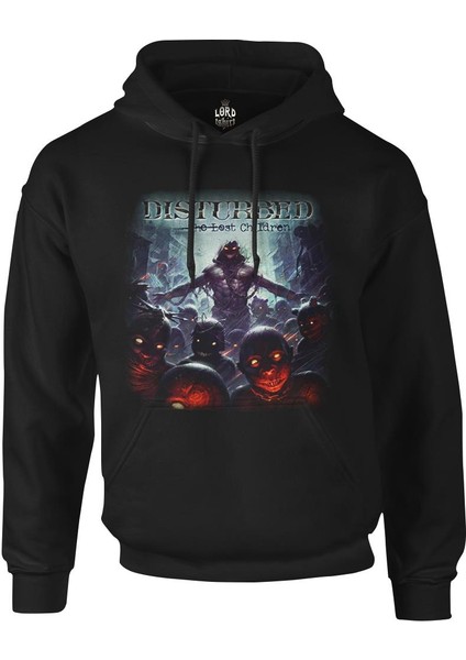 Disturbed - The Lost Children Siyah Erkek Fermuarsız Kapşonlu