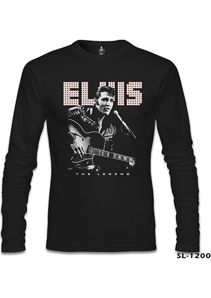 Elvis Presley - The Legend Siyah Erkek Sweatshirt fiyatları