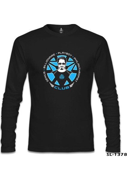 Tony Stark - Club Siyah Erkek Sweatshirt fiyatları