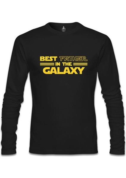 Star Wars - Best Father Siyah Erkek Sweatshirt