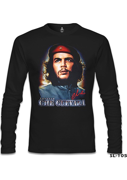 Che Guevara - Classic Siyah Erkek Sweatshirt