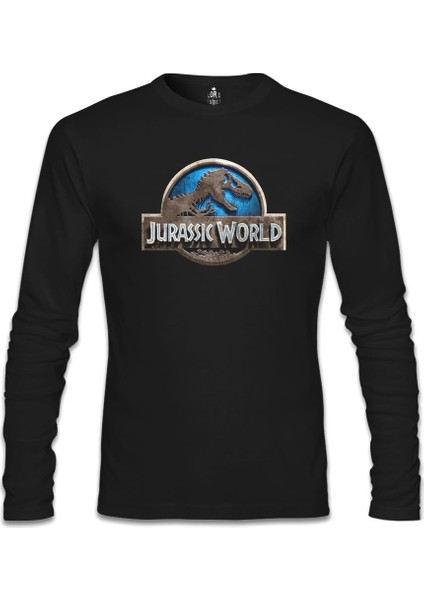 Jurassic World Siyah Erkek Sweatshirt