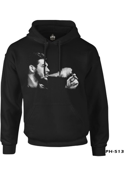 Che Guevara 3 Siyah Erkek Fermuarsız Kapşonlu fiyatları