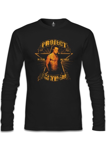 Fight Club - Project Mayhem Siyah Erkek Sweatshirt