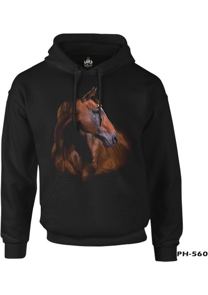 At 1 Siyah Erkek Fermuarsız Kapşonlu fiyatları