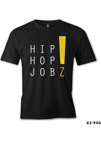 Hip Hop Jobz Siyah Erkek Tshirt