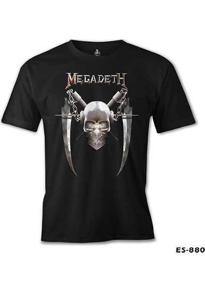 Megadeth - Vic 6 Siyah Erkek Tshirt
