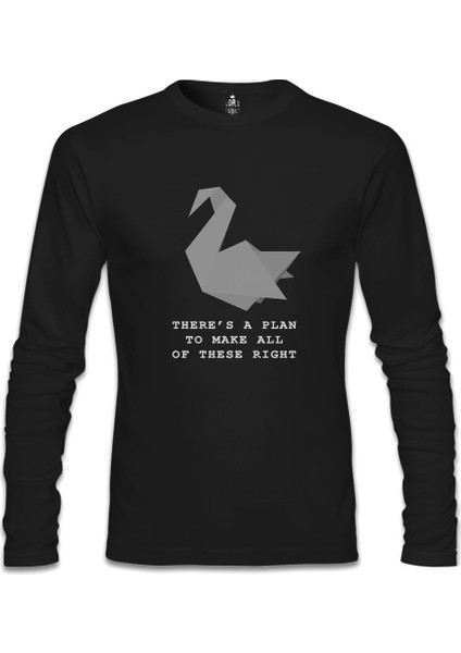 Prison Break - A Plan Siyah Erkek Sweatshirt
