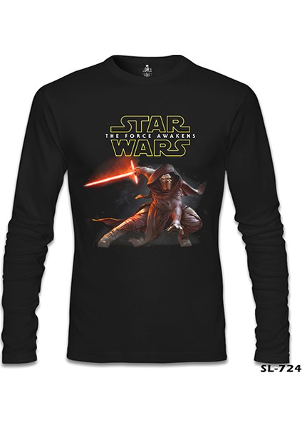Star Wars - The Force Awakens 10 Siyah Erkek Sweatshirt