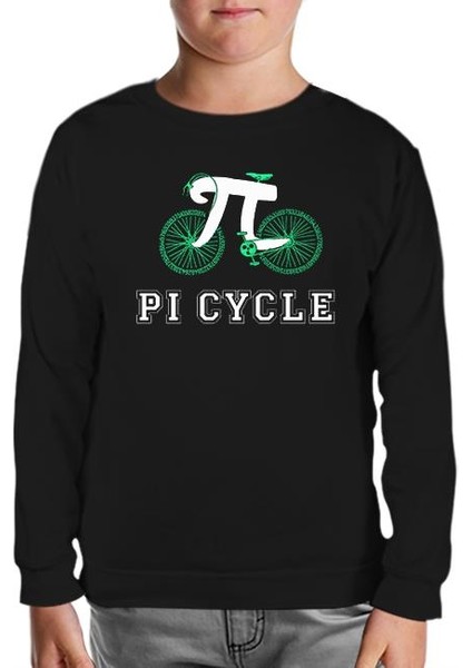 Matematik - Pi 1 Siyah Çocuk Sweatshirt