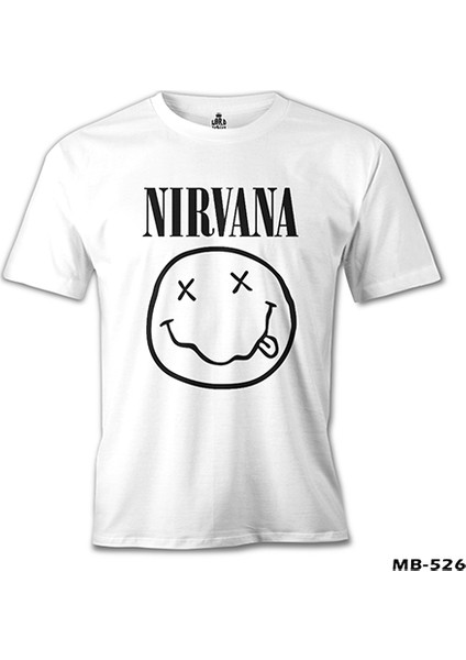 Nirvana - Logo Beyaz Erkek Tshirt fiyatları