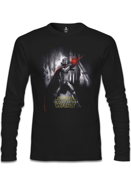 Star Wars - The Force Awakens 3 Siyah Erkek Sweatshirt