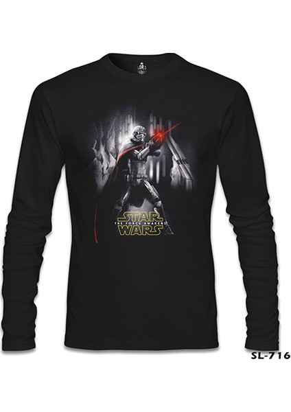 Star Wars - The Force Awakens 3 Siyah Erkek Sweatshirt