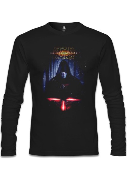 Star Wars - The Force Awakens 9 Siyah Erkek Sweatshirt