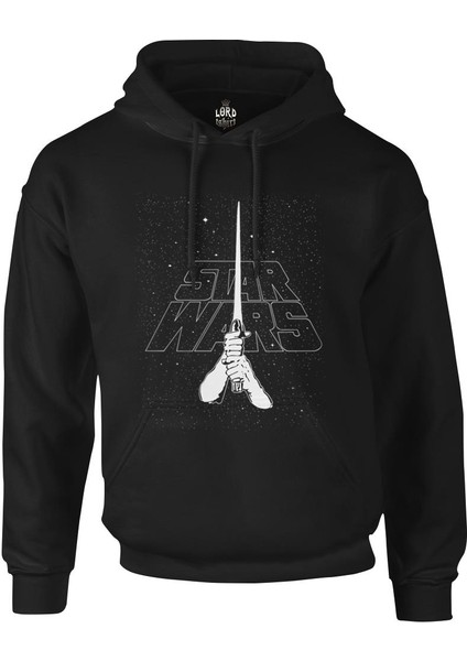 Star Wars - Blade Siyah Erkek Fermuarsız Kapşonlu