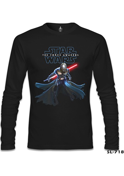 Star Wars - The Force Awakens 5 Siyah Erkek Sweatshirt